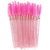 Disposable Eyelash Brushes (50-Pack) — Mascara Wand & Eyebrow Grooming Spoolies