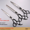 Professional 3-Piece Dog Grooming Scissors Set — Straight, Thinning & Curved