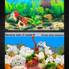 Aquarium 3D Background Sticker Poster for Fish Tank