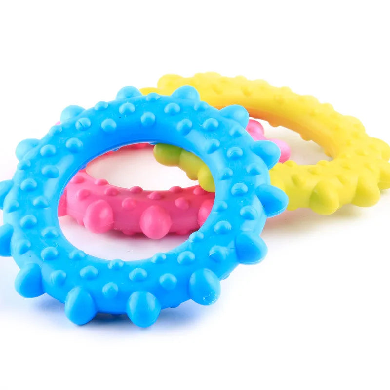 Durable Rubber Chew Toy for Small Dogs