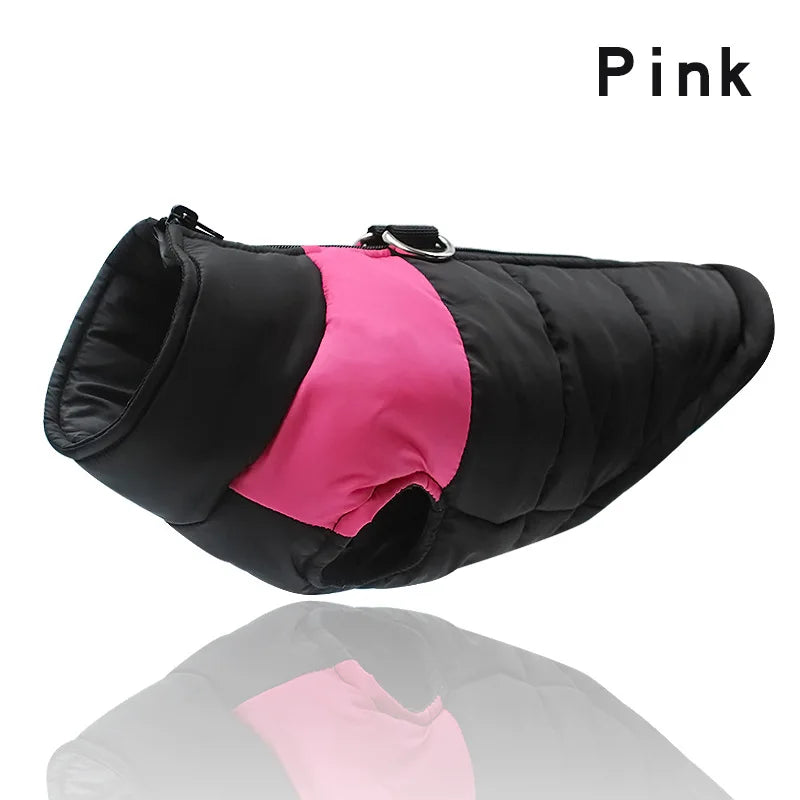 Chaleco impermeable acolchado para perro