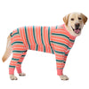 Cartoon Print Cotton Pajamas for Medium and Large Dogs