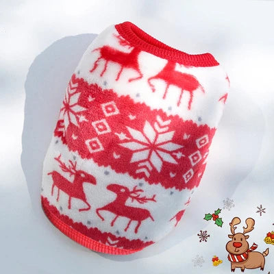 Cozy Flannel Dog Vest for Small Pets