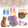 Colorful Coil Spring Cat Toys – Interactive Bouncy Play Set