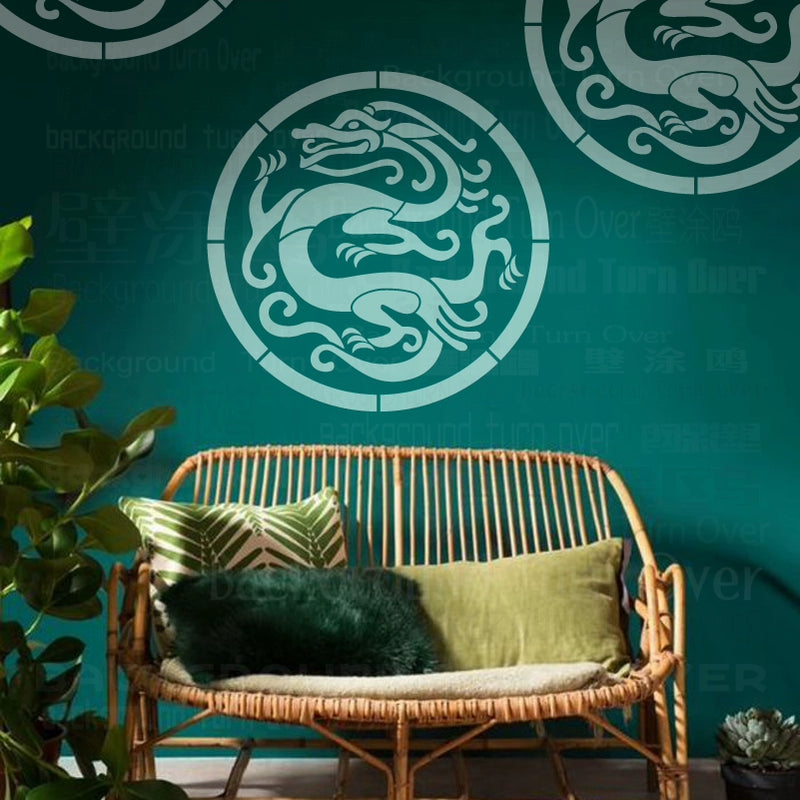 قالب طلاء الحائط للحصان العربي بخط عربي S636 (61-121 سم)