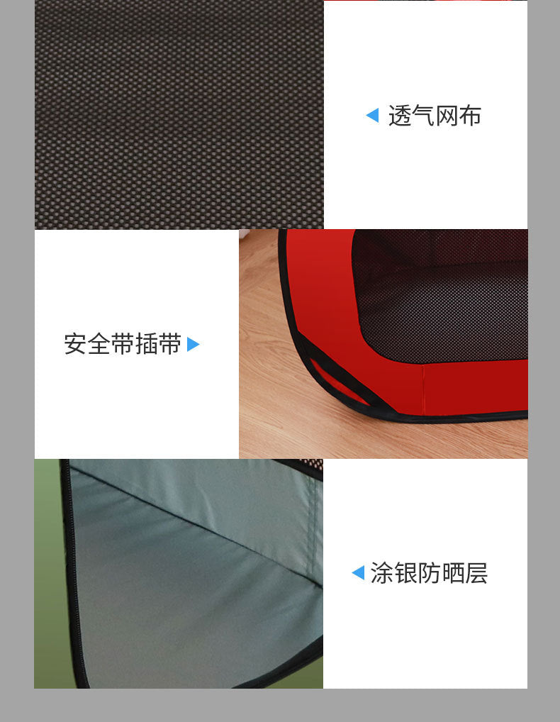 Foldable Pet Playpen with Carry Case