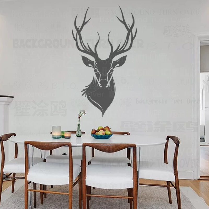 قالب طلاء الحائط للحصان العربي بخط عربي S636 (61-121 سم)