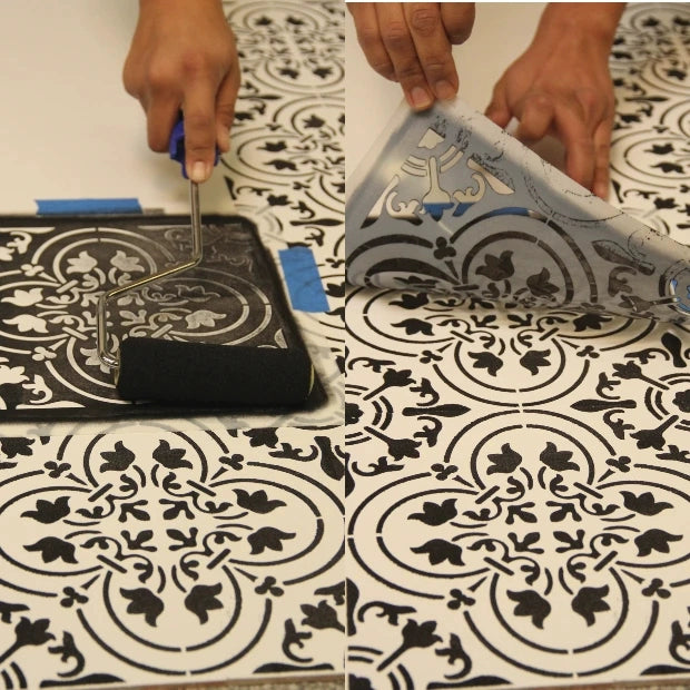 قالب طلاء الحائط للحصان العربي بخط عربي S636 (61-121 سم)