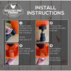 Automatic Gravity Poultry Feeder Kit - Rainproof DIY Port