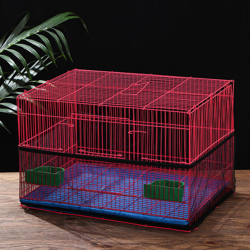 غطاء شبكي لقفص الطيور للببغاء - مرن وسهل التنظيف