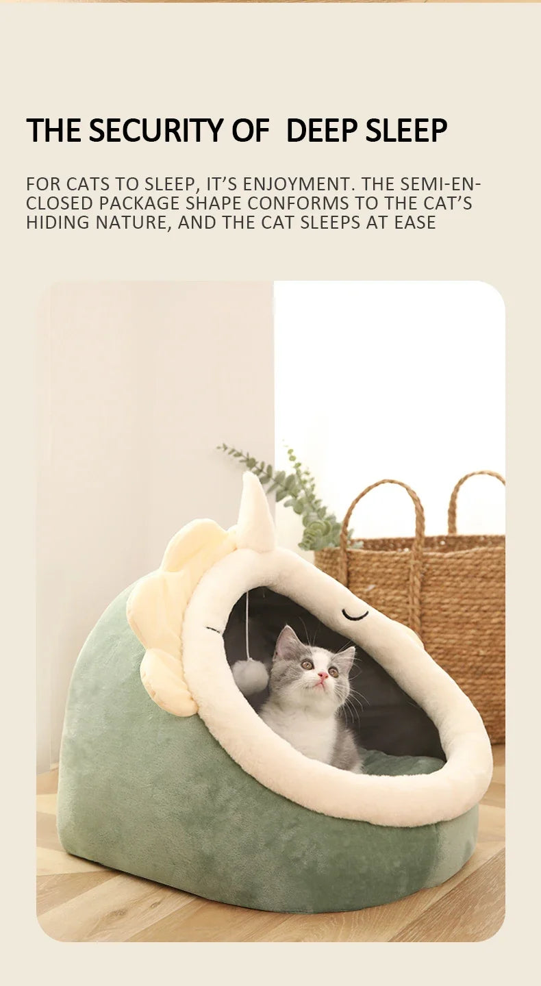 Cama Reposera para Gatos con Diseño de Tienda