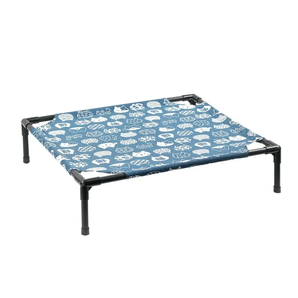 Elevated Pet Bed with Detachable Frame and Breathable Mesh