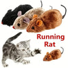 Wind-Up Plush Mouse Toy for Cats and Dogs