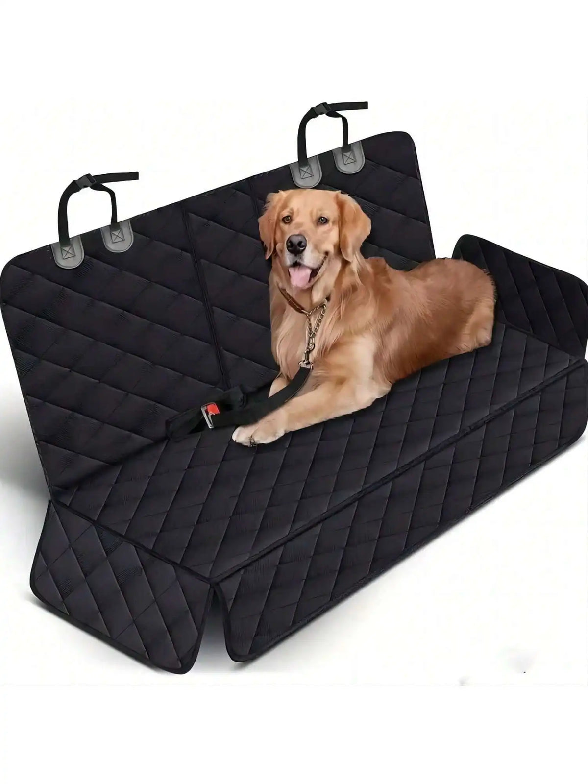 Waterproof Dog Car Seat Cover with Center Armrest Flap