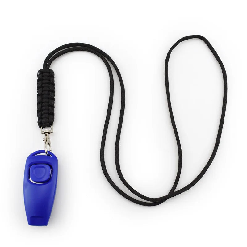 Zwei-in-Eins-Hundepfeife und Clicker für das Hundetraining