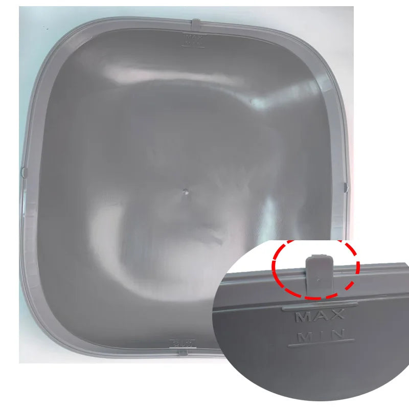 Litter Box Filter Bin Door and Bottom Bracket