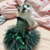 Sequin Princess Dress with Crystal Bow for Small & Medium Dogs