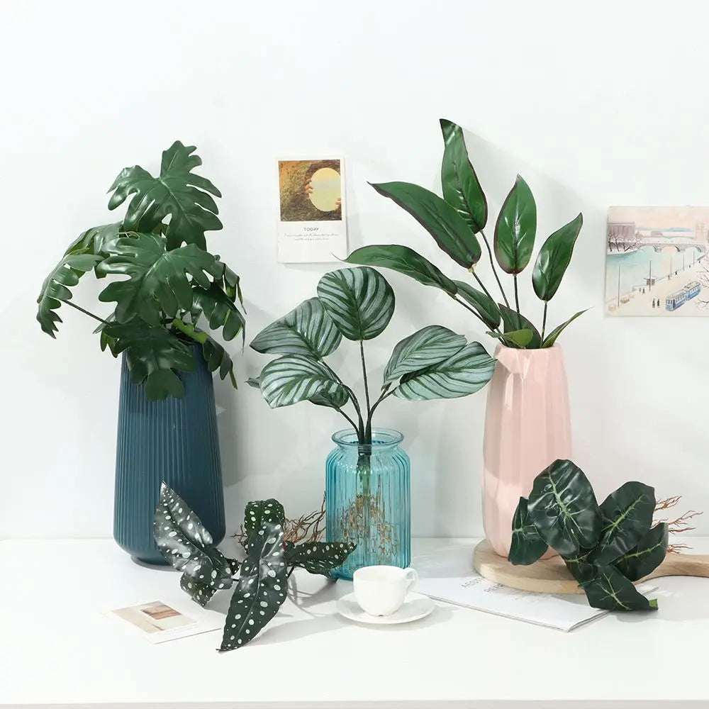 Artificial Hydroponic Plant with Visible Roots – Lifelike Greenery for Home & Event Decor