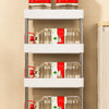 Rolling Utility Storage Cart with 3/4 Tiers