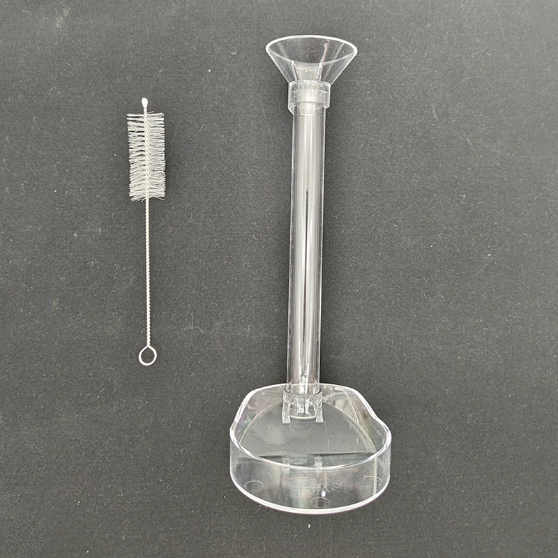 Acrylic Aquarium Fish Feeder with Transparent Tube