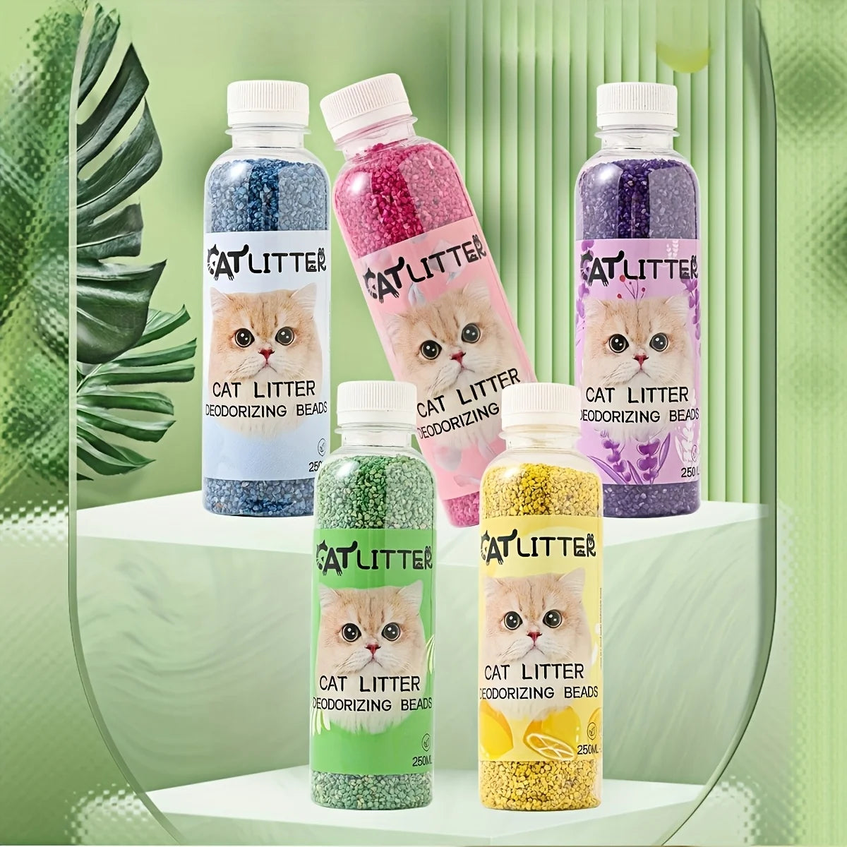 Cat Litter Deodorizing Beads with Fresh Scent