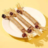 Natural Wooden Cat Teething Sticks with Sisal Rope