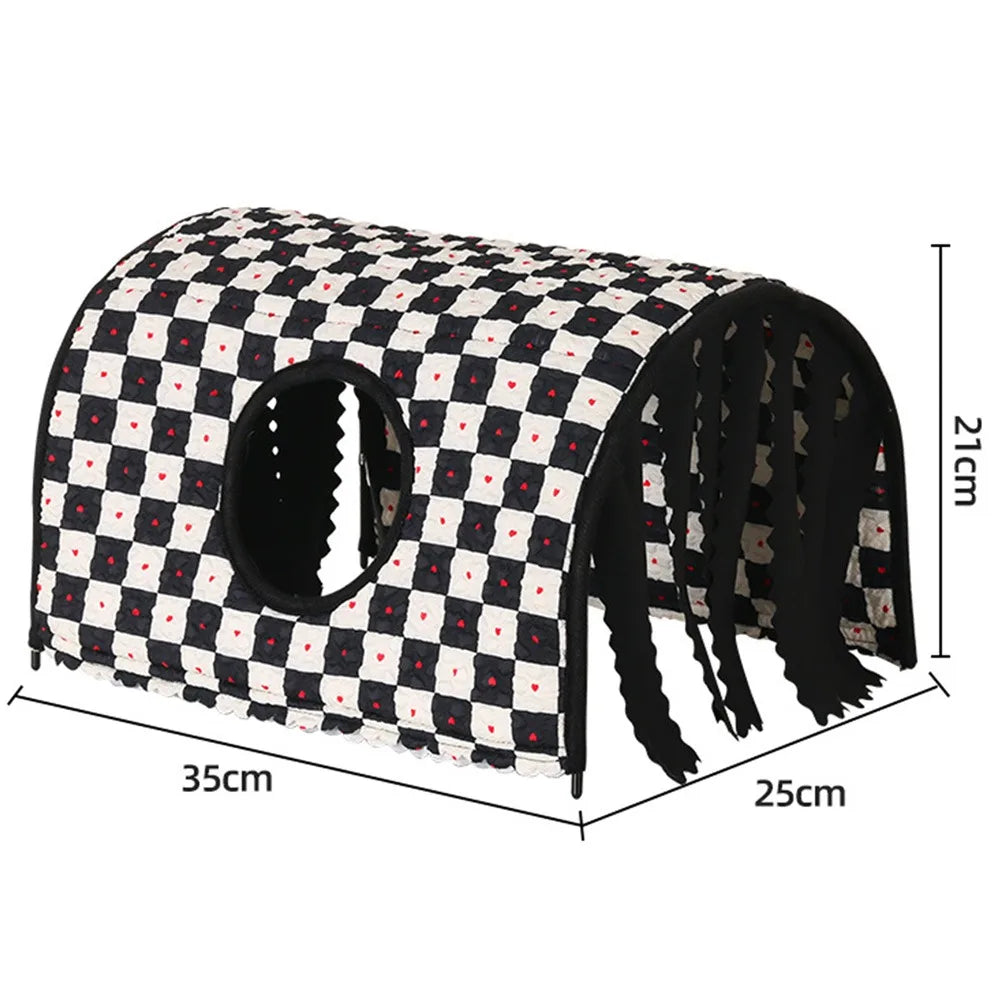 Breathable Foldable Pet Tunnel with Viewing Holes