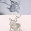 Transparent Pet Hair Keepsake Charm for Keys