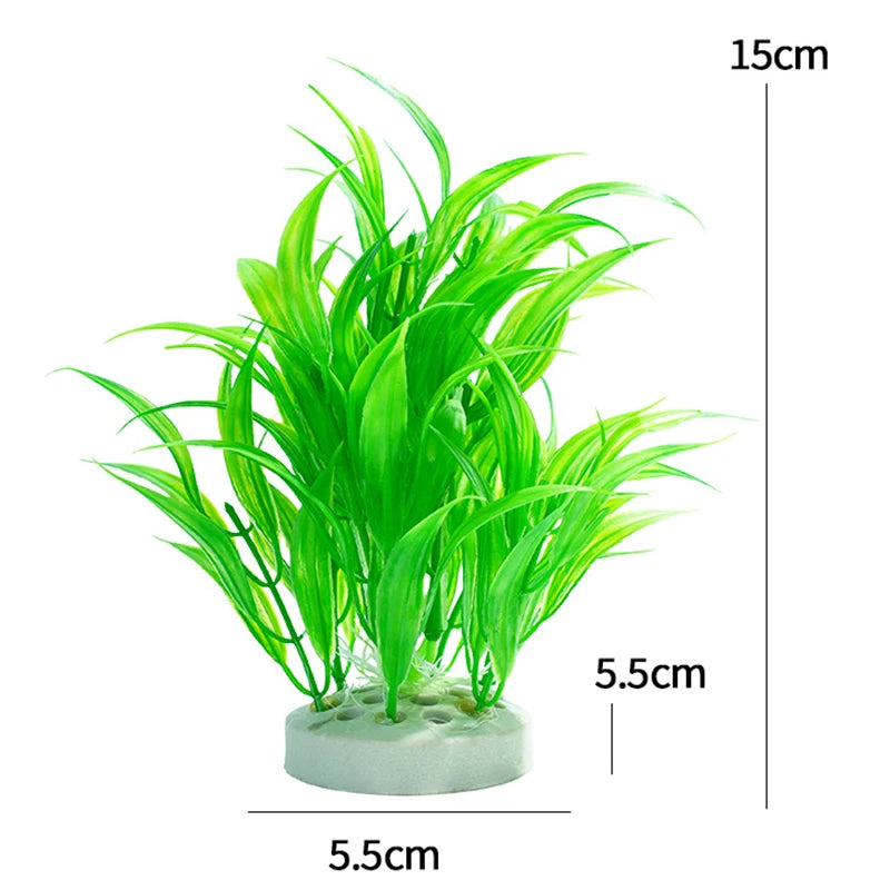 Realistic Artificial Aquarium Plants for Fish Tank Décor