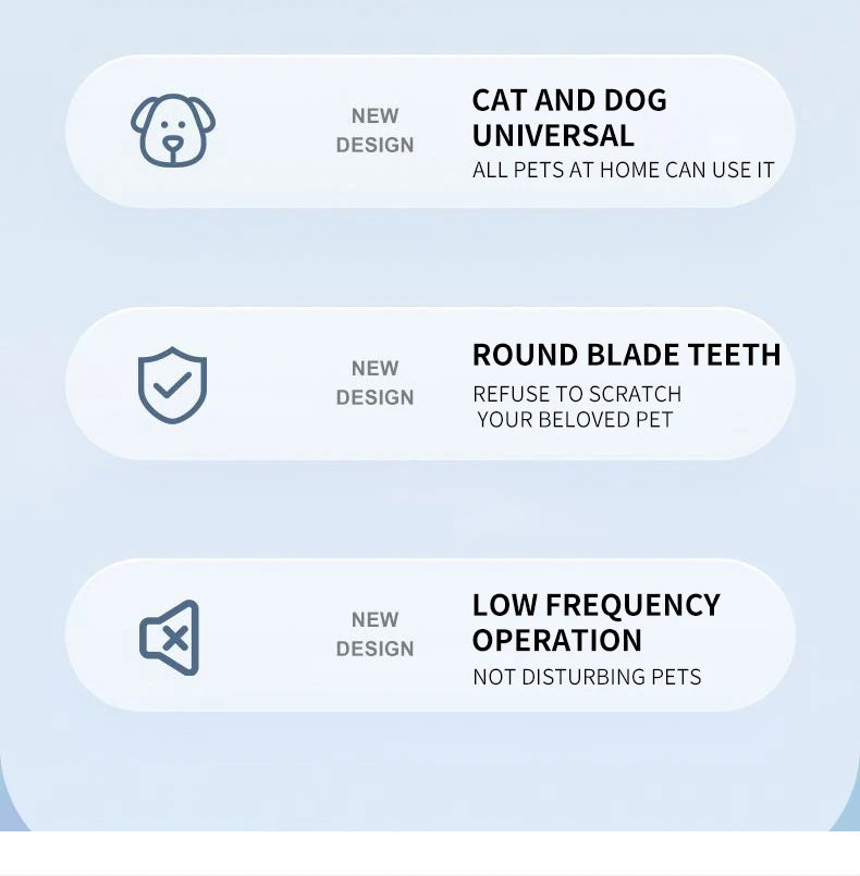 LED Pet Grooming Trimmer for Dogs and Cats