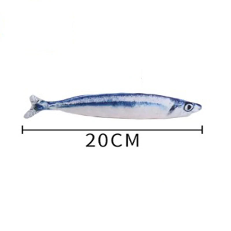 Plüsch-Katzenspielzeug - Fischdesign