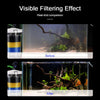 Filtre Externe Compact avec Fût Transparent pour Aquarium