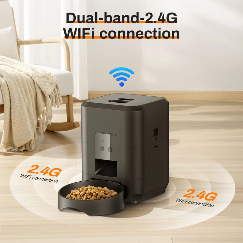 Automatic Pet Feeder with Timed Dispenser for Cats and Dogs