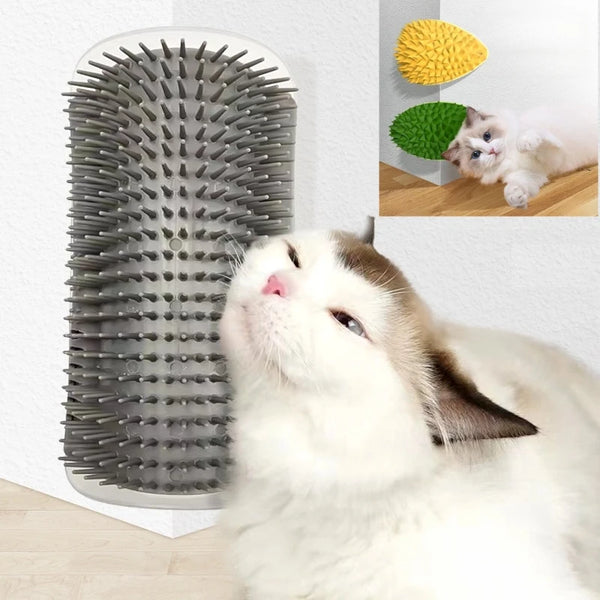 Cat Scratcher Massager and Grooming Brush