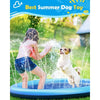 Anti-Slip Dog Splash Pad with Sprinkler for Summer Water Play