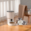 Dispensador automático de comida para mascotas con WiFi y capacidad de 4L