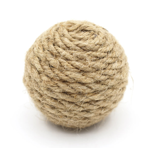 Balle Jouet pour Chat en Chanvre et Sisal Tressée à la Main
