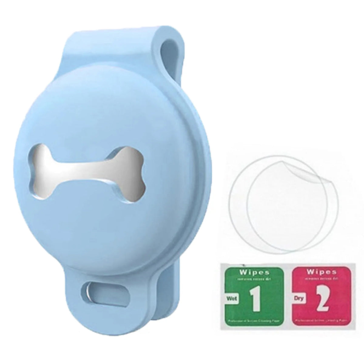Silicone AirTag Holder for Pet Collars – Protective Anti-Lost Case for Cats and Dogs