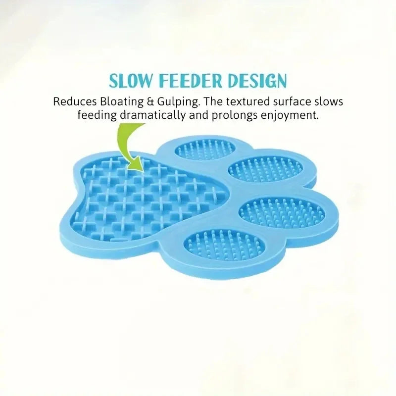 Silicone Pet Licking Mat with Suction Cups