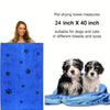 Serviette en microfibre à séchage rapide pour chien