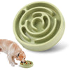 Anti-Gulping Maze Slow Feeder Dog Bowl with Non-Slip Base