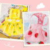 Princess Mesh Dog Dress with Bow Lace Trim