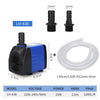 Quiet Mini Submersible Pump for Aquariums, Fountains & Waterfalls