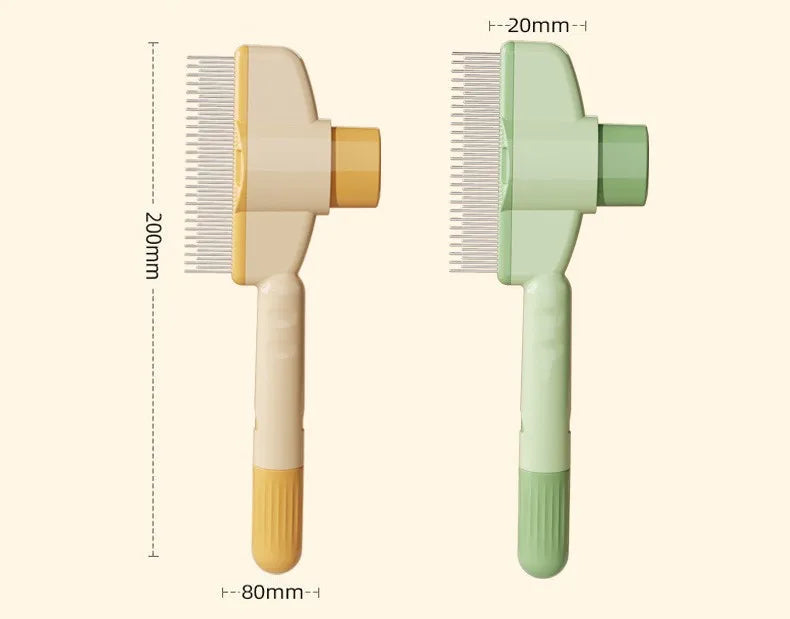 Self-Cleaning Pet Grooming Brush with Massage Pins