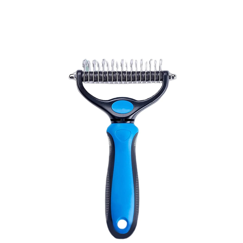 Brosse de toilettage anti-démêlage à double face pour animaux