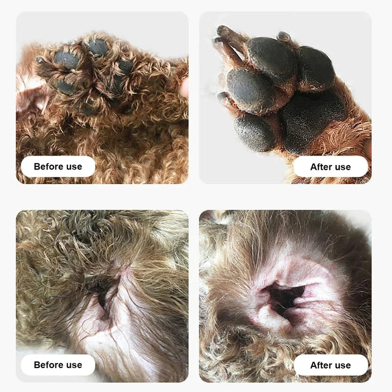 Recortadora Eléctrica Silenciosa para Mascotas: Cara, Patas y Orejas
