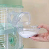 Bac à bain de sable translucide pour hamster