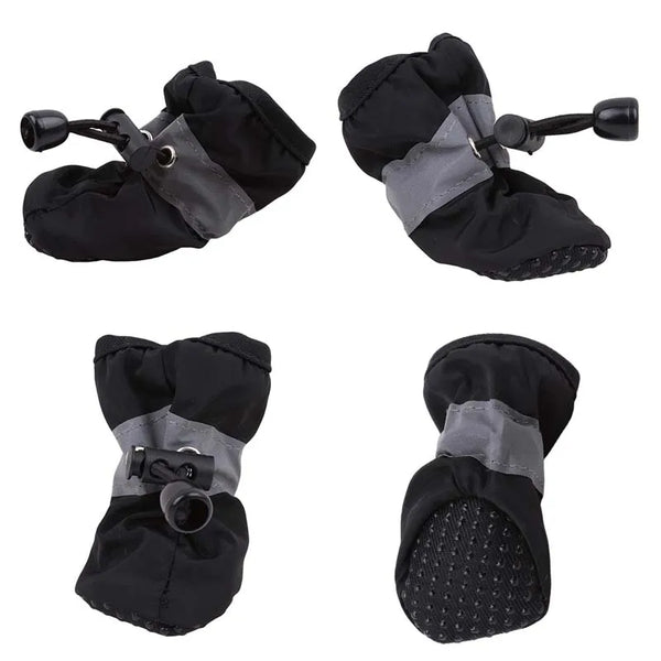 Botas de Lluvia Antideslizantes para Perros - Juego de 4 Piezas