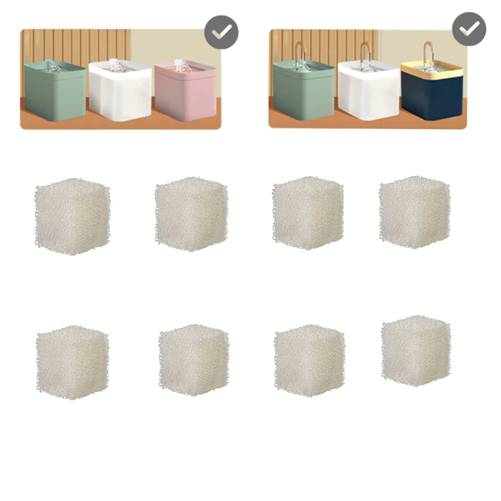 Cat Water Fountain Replacement Filters with Activated Carbon