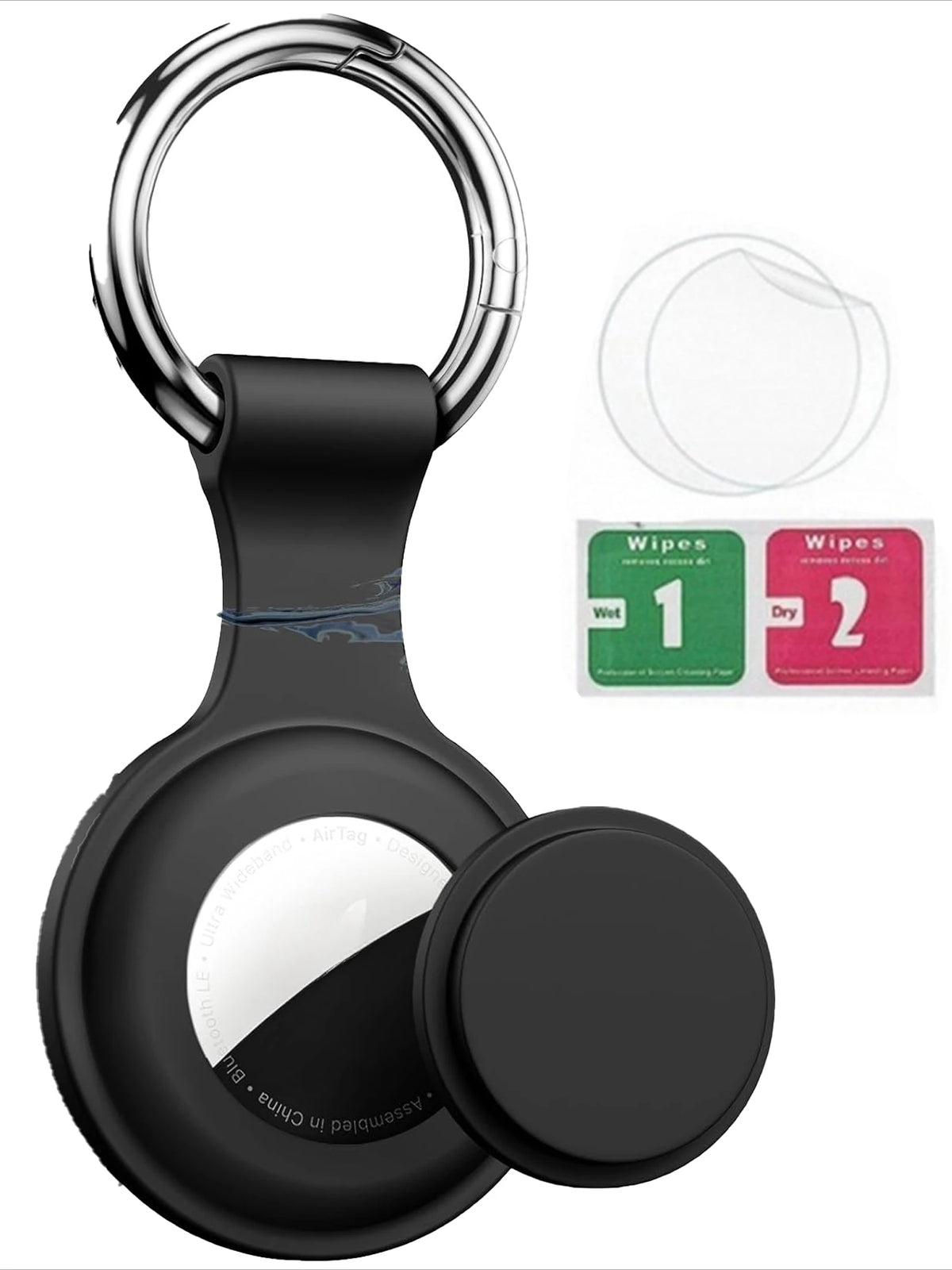 Silicone AirTag Case with Keychain